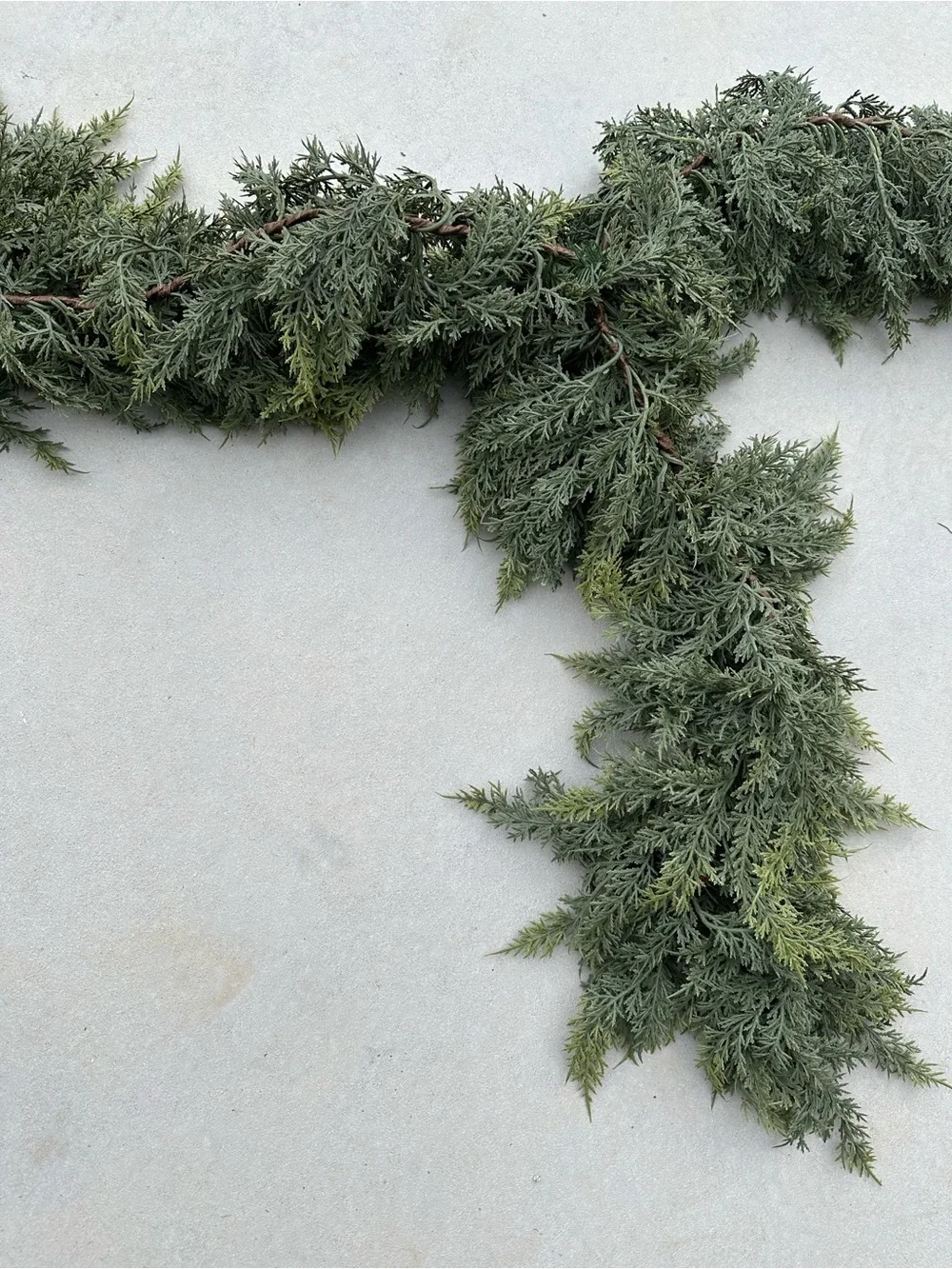 Long Artificial Evergreen Holiday Garland - Green - viral garland